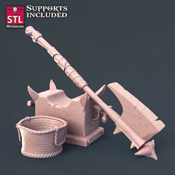 Bourreau et sa guillotine