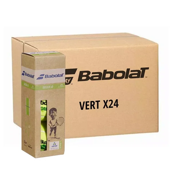 Boîte de 3 Balles Babolat Green