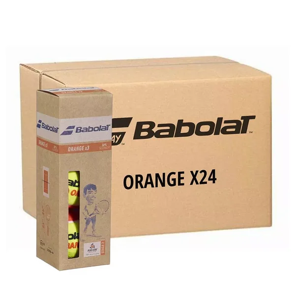 Boîte de 3 Balles Babolat Orange