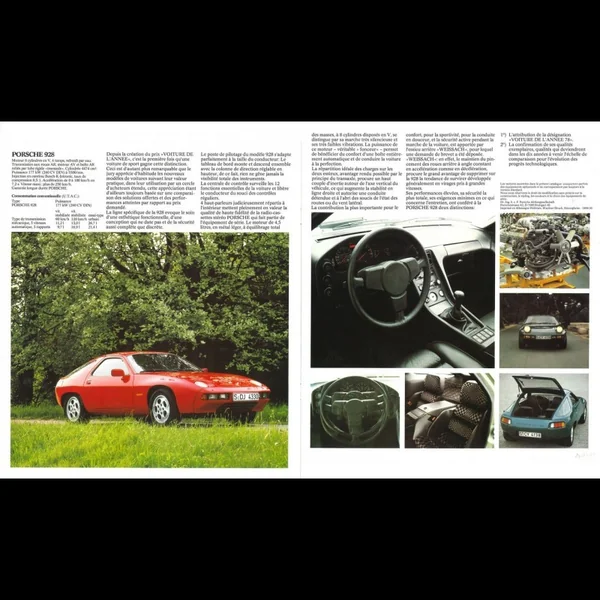 Brochure Porsche Gamme Porsche 1979 en français