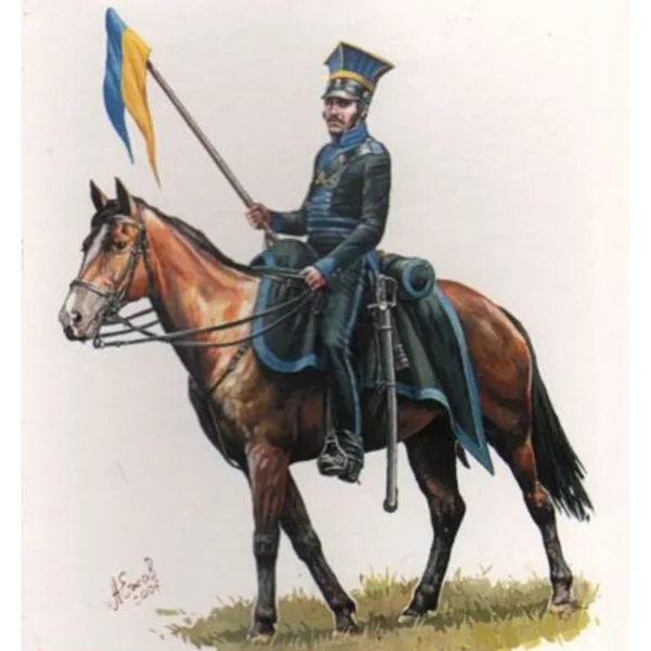 Brunswick cavalerie napoléonienne : 12 cavaliers montés