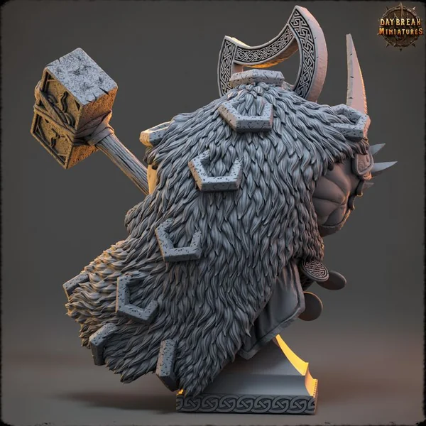Buste de philosophe rhinocéros