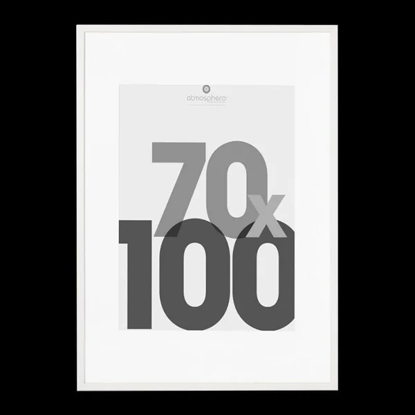 Cadre Photo / Poster Bois Blanc 70 x 100 cm