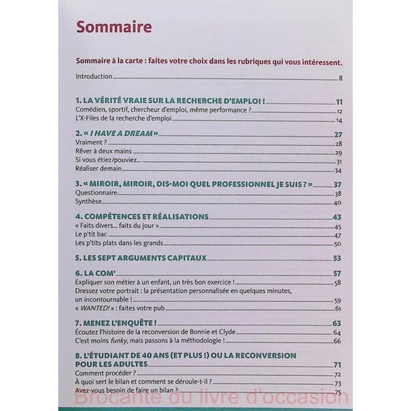 Cahier de recherche d'emploi-