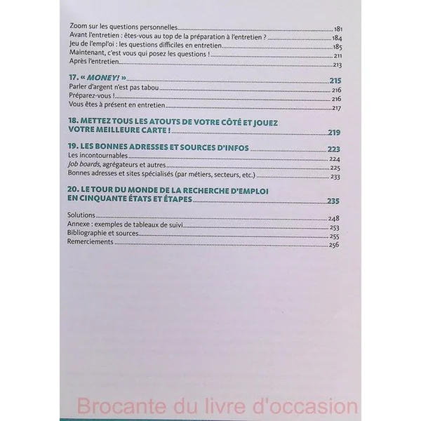 Cahier de recherche d'emploi-