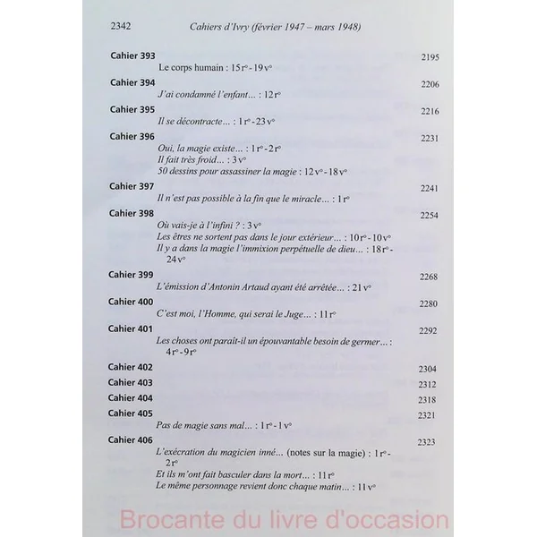 Cahiers d'Ivry (Tome 2-Cahiers 310 à 406)-