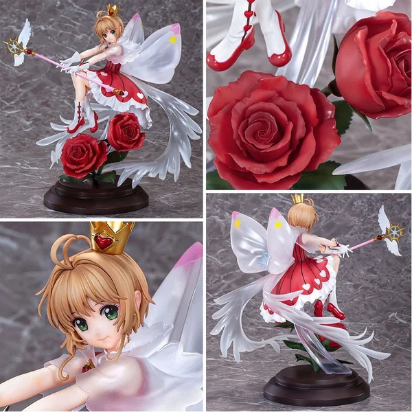 CARDCAPTOR SAKURA Statuette Sakura Kinomoto Rocket Beat Version Wing