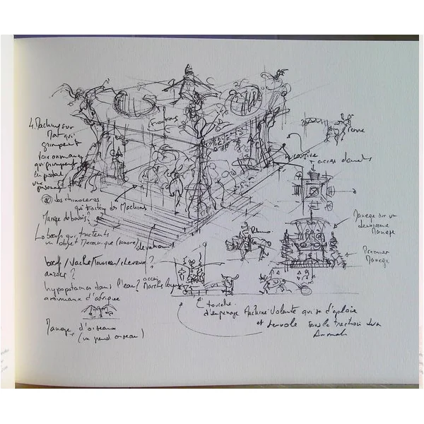 Carnet De Croquis-Les Machines De L'ile-Nantes