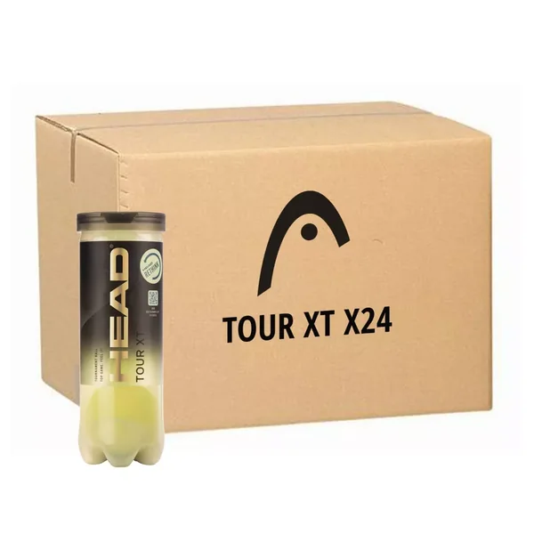 Carton 18 tubes de 4 balles Head Tour XT