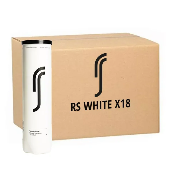 Carton 18 tubes de 4 balles Robin Soderling Tour Edition