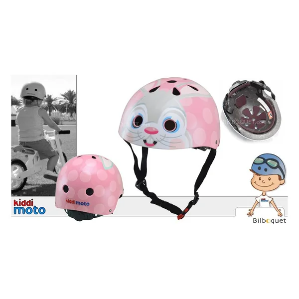 Casque Lapin rose - Taille S (2-5 ans)
