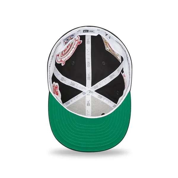 Casquette New Era 59FIFTY Cincinnati Reds Cooperstown Patch Noir