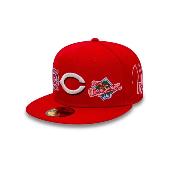 Casquette New Era 59FIFTY Fitted Cincinnati Reds Historic Champs Rouge