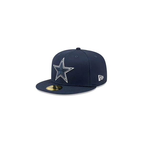 Casquette New Era 59FIFTY Fitted Dallas Cowboys Side Patch Bleu Marine