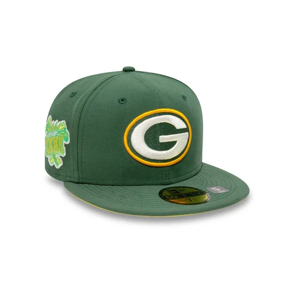 Casquette New Era 59FIFTY Fitted Green Bay Packers Citrus Pop Vert