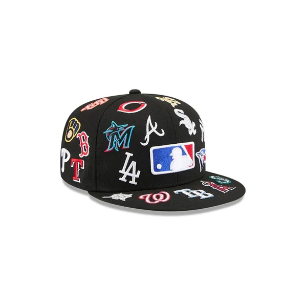 Casquette New Era 59FIFTY Fitted MLB All Over Noir