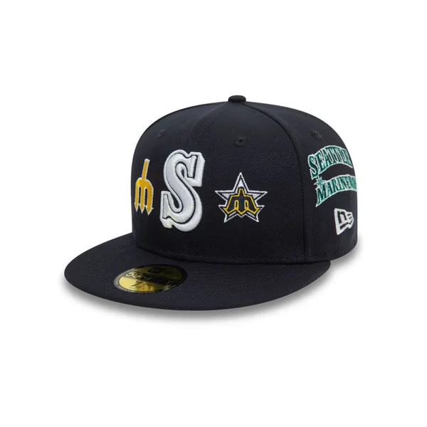Casquette New era 59FIFTY Fitted Seattle Mariners MLB Cooperstown Patch