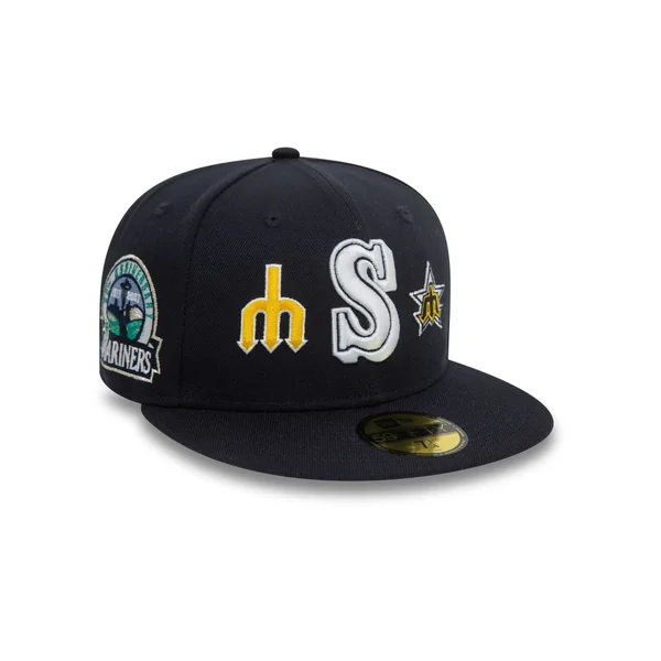 Casquette New era 59FIFTY Fitted Seattle Mariners MLB Cooperstown Patch