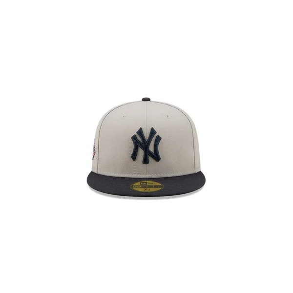 Casquette New Era 59FIFTY New York Yankees MLB Side Patch Gris