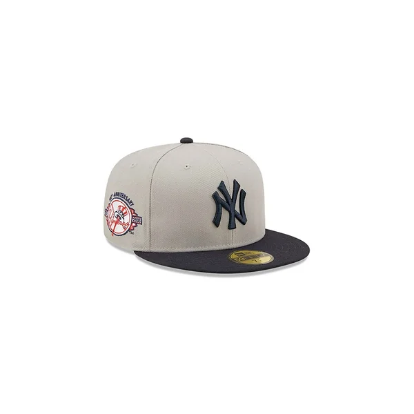 Casquette New Era 59FIFTY New York Yankees MLB Side Patch Gris