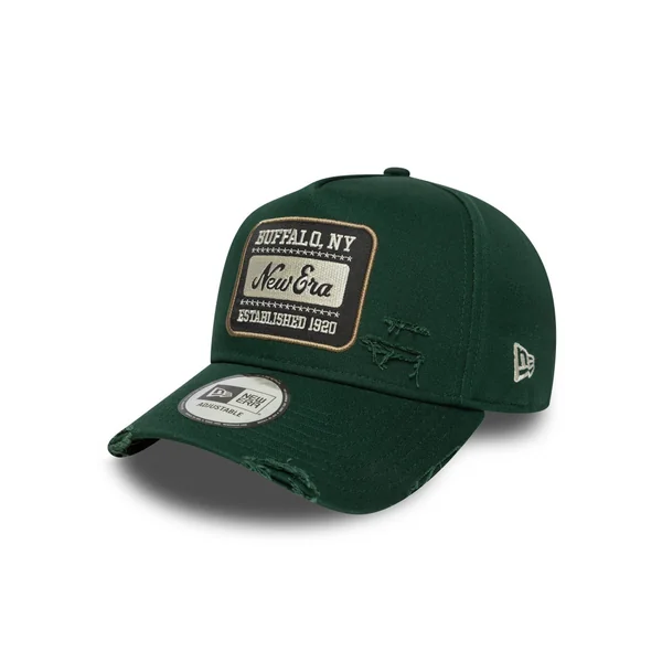 Casquette New Era 9FORTY Patch Wash Aframe vert
