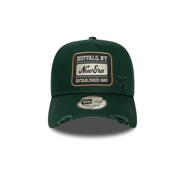 Casquette New Era 9FORTY Patch Wash Aframe vert