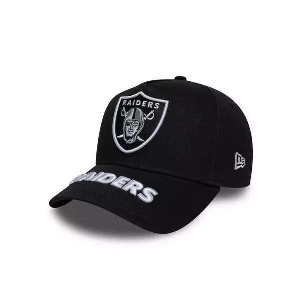 Casquette New era Raiders Eframe Visor Hit Noir