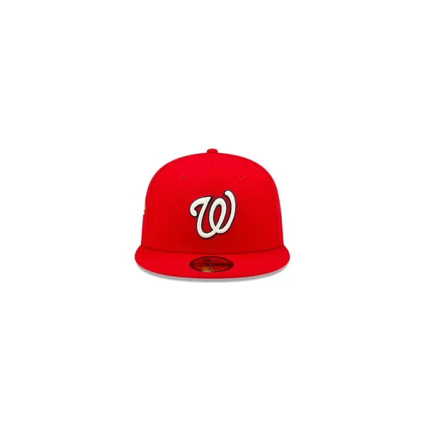 Casquette New Era Washington Nationals Citrus Pop Red 59FIFTY Fitted