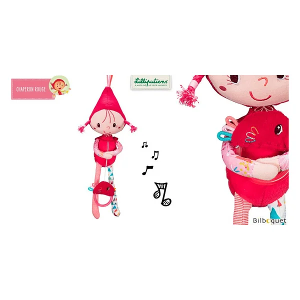 Chaperon rouge poupée musicale - Lilliputiens