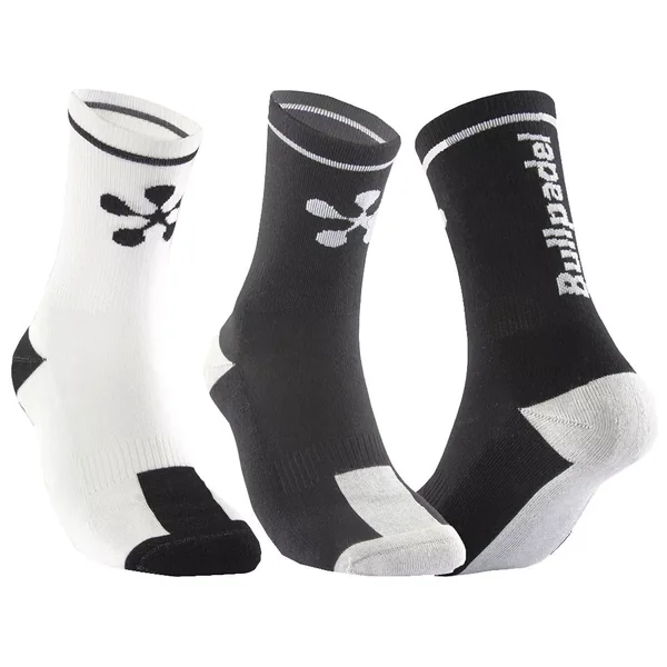Chaussettes BV Sport Padel Courte Bleu / Rose