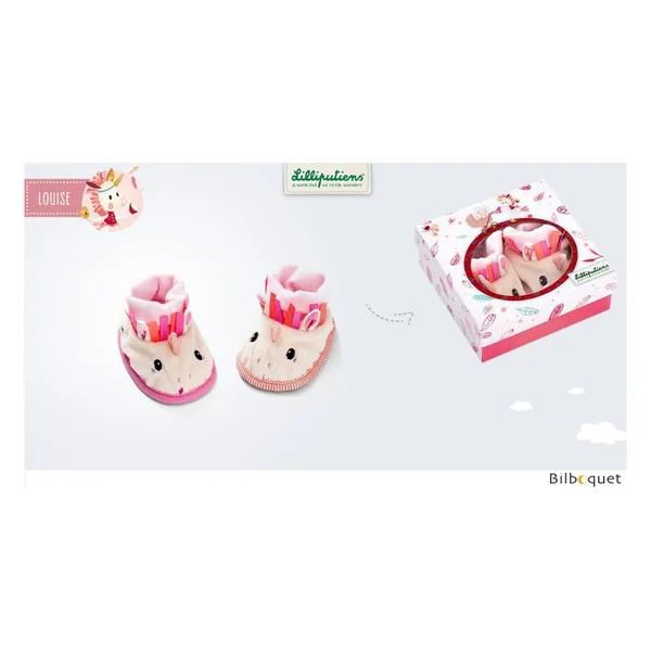 Chaussons de bébé Louise - Cadeau de naissance