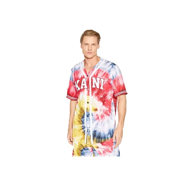 Chemise de Baseball Karl Kani Serif Tie Dye