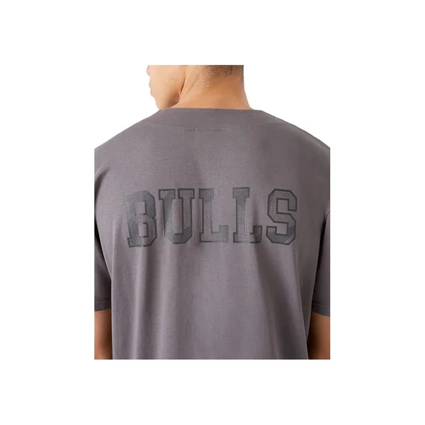 Chemise de baseball New Era grise des Chicago Bulls