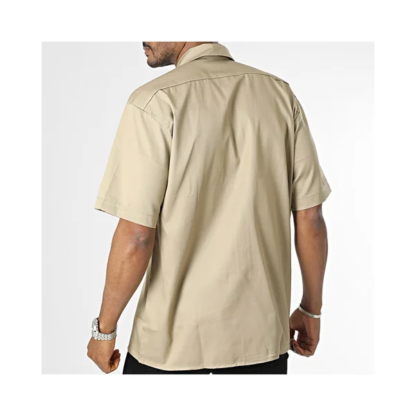 Chemise Dickies Work À Manches Courtes Beige