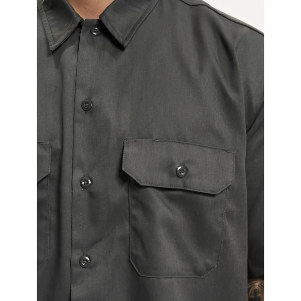 Chemise Dickies Work À Manches Courtes Gris