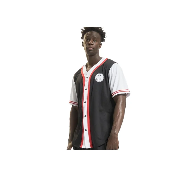 Chemise Karl Kani Scribble Baseball noir