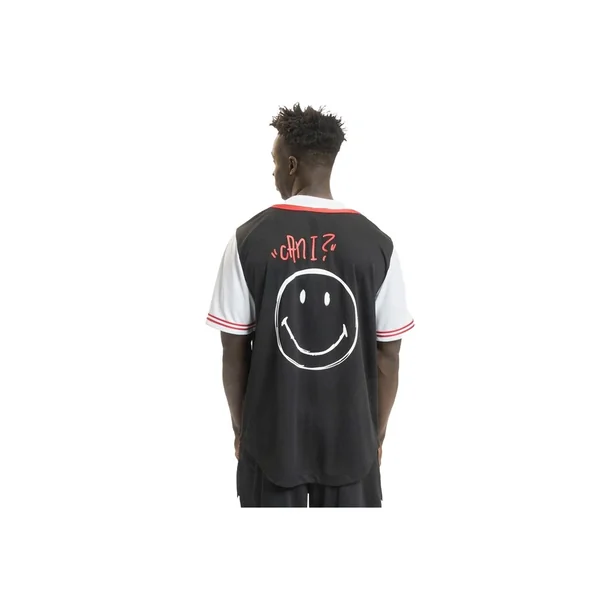 Chemise Karl Kani Scribble Baseball noir
