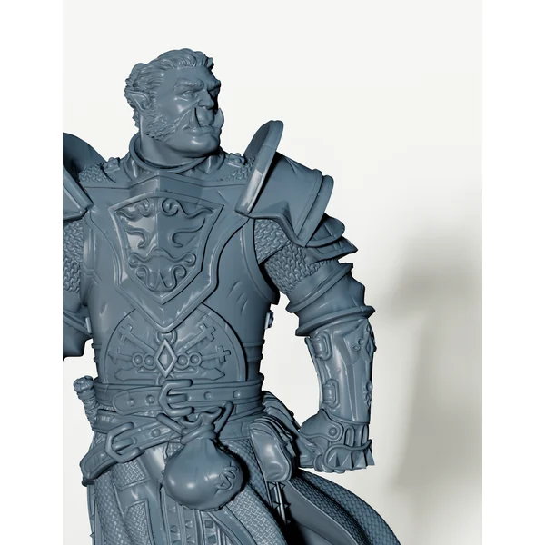 Chevalier Demi-Orc - Gardien de l'Ordre