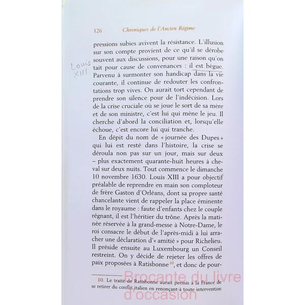 Chroniques de l'Ancien Régime-