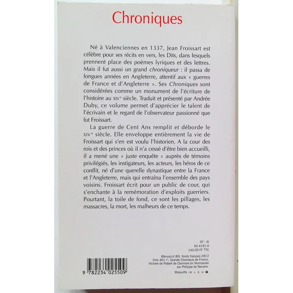 Chroniques