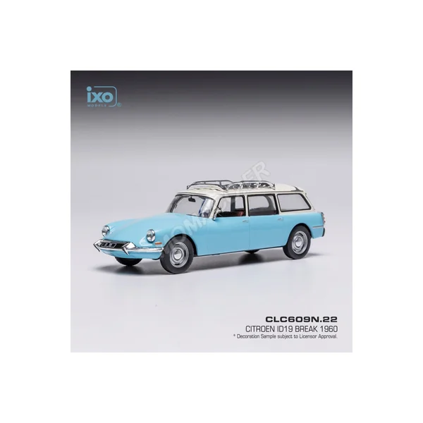 CITROEN ID 19 BREAK 1960 BLEU CLAIR/BLANC