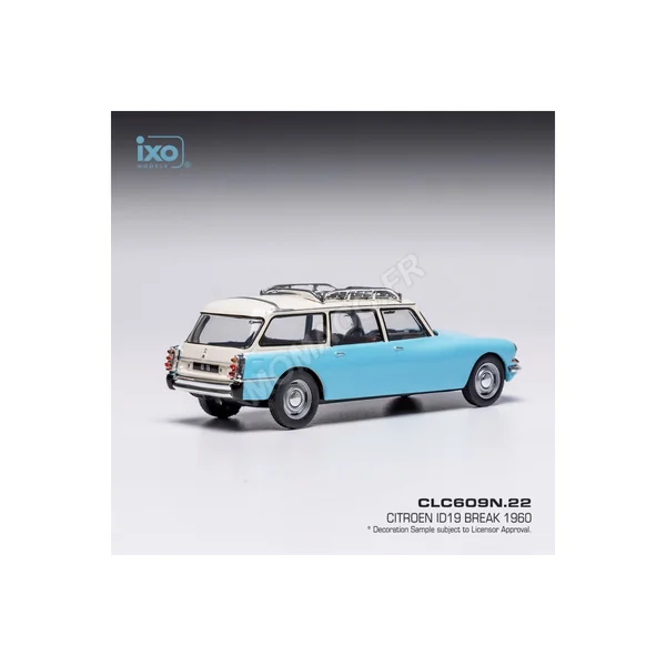 CITROEN ID 19 BREAK 1960 BLEU CLAIR/BLANC