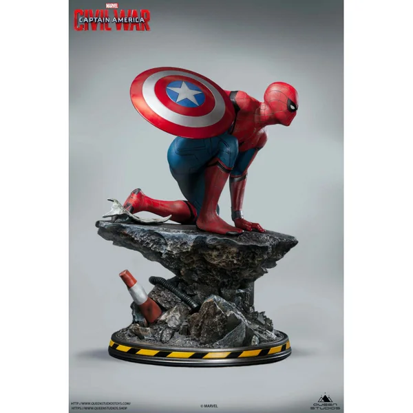 CIVIL WAR Statue Spider-Man Regular Queen Studios