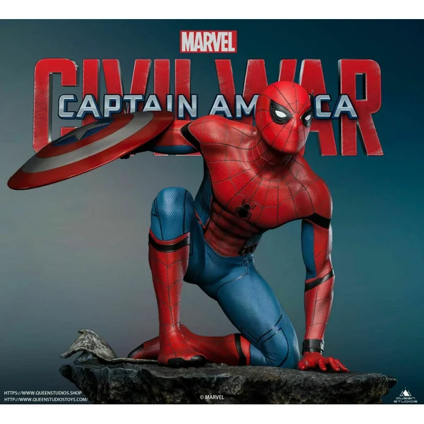 CIVIL WAR Statue Spider-Man Regular Queen Studios