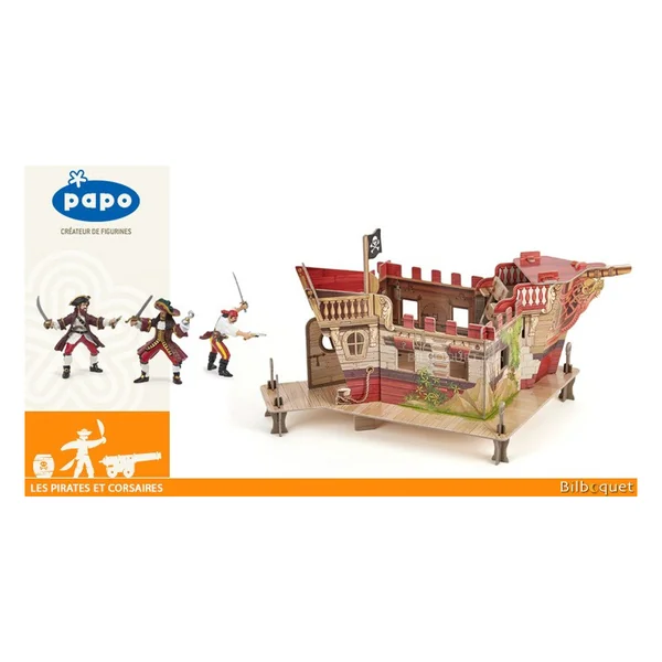 Coffret complet Papo Le fort pirate