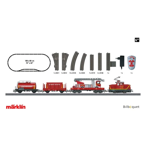Coffret de départ Pompier Märklin Start Up 230V