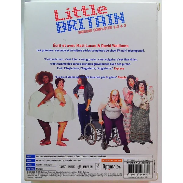 Coffret Little Britain Saisons 1, 2 et 3 DVD