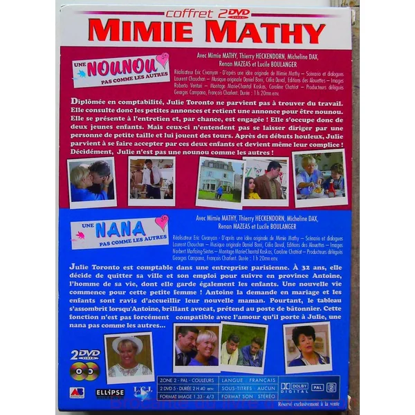 Coffret mimie mathy 2 DVD titres en description