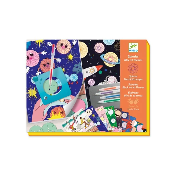 Coffret Spirales Bloc 10 thèmes - Djeco