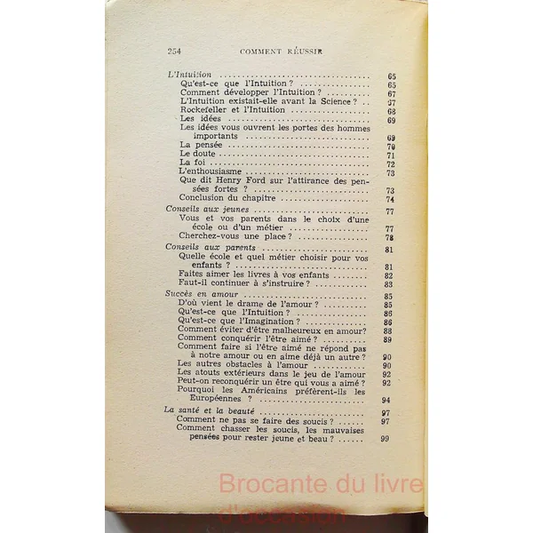 Comment réussir - Manuel technique du succès